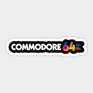 Commodore 64 Computer Logo Sticker